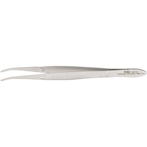 MILTEX BARRAQUER Cilia Forceps, 4-3/4" (120mm), with 6.5mm Long Smooth Platform. MPN: 18-1111