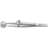 MILTEX LAMBERT Chalazion Forceps, 3-5/8" (91.9mm), Fenestrated Jaw, 11mm wide. MPN: 18-1174