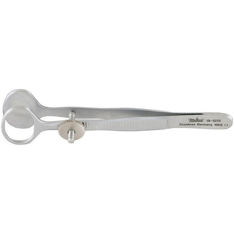MILTEX DESMARRES Chalazion Forceps, 3-1/2" (88mm), Small Size, 11mm X 17mm Inside Diameter of Fenestrated Jaw. MPN: 18-1200