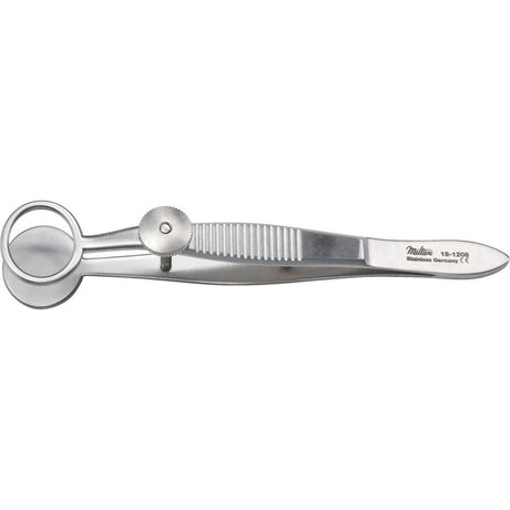 MILTEX FRANCIS Chalazion Forceps, 3-7/8" (97.5mm), Fenestrated Jaw, 17mm Wide. MPN: 18-1208
