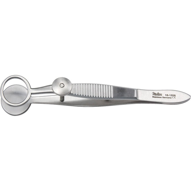 MILTEX FRANCIS Chalazion Forceps, 3-7/8" (97.5mm), Fenestrated Jaw, 17mm Wide. MPN: 18-1208
