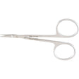 MILTEX BONN Miniature Iris Scissors, 3-1/2" (8.9 cm), curved, with 15 mm blades. MPN: 18-1394