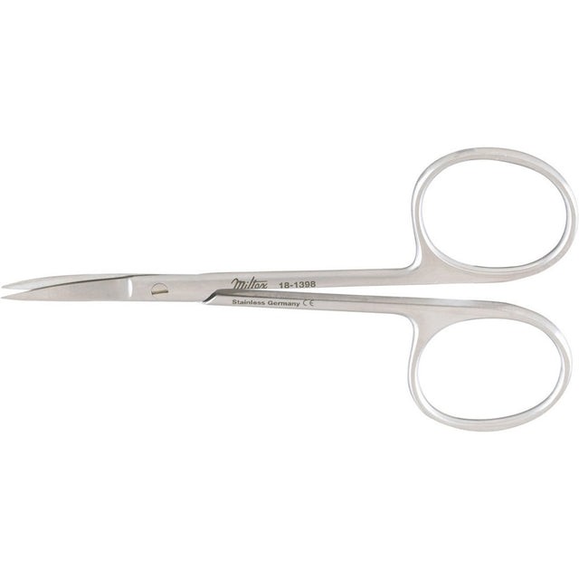 MILTEX Iris Scissors, 3-1/2" (8.9 cm), curved, with 20 mm blades, delicate. MPN: 18-1398