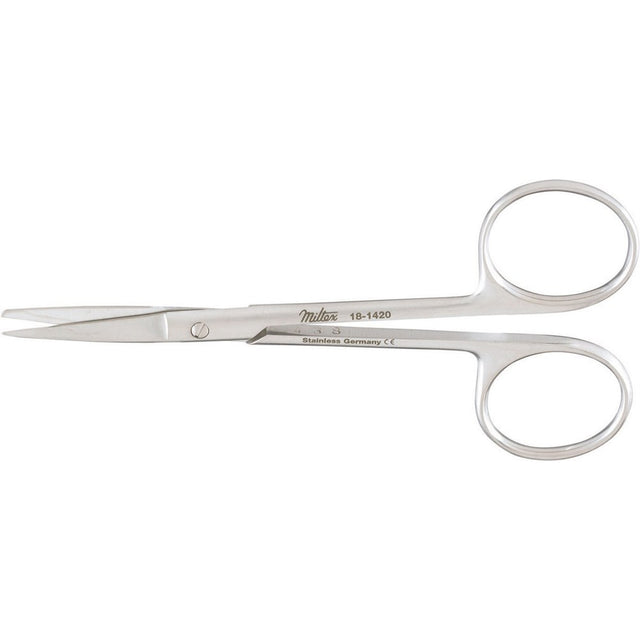 MILTEX KNAPP Iris Scissors, 4" (10.2 cm), straight, sharp/blunt points. MPN: 18-1420