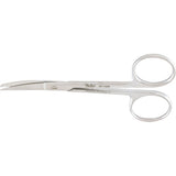 MILTEX KNAPP Iris Scissors, 4-1/8" (105mm), Curved, Sharp/Blunt Points. MPN: 18-1426