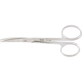 MILTEX KNAPP Iris Scissors, 4-1/8" (105mm), Curved, Sharp/Blunt Points. MPN: 18-1426