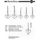 MILTEX Strabismus Scissors, 4-1/4" (10.8 cm), curved, ribbon-type. MPN: 18-1454 - Image 2