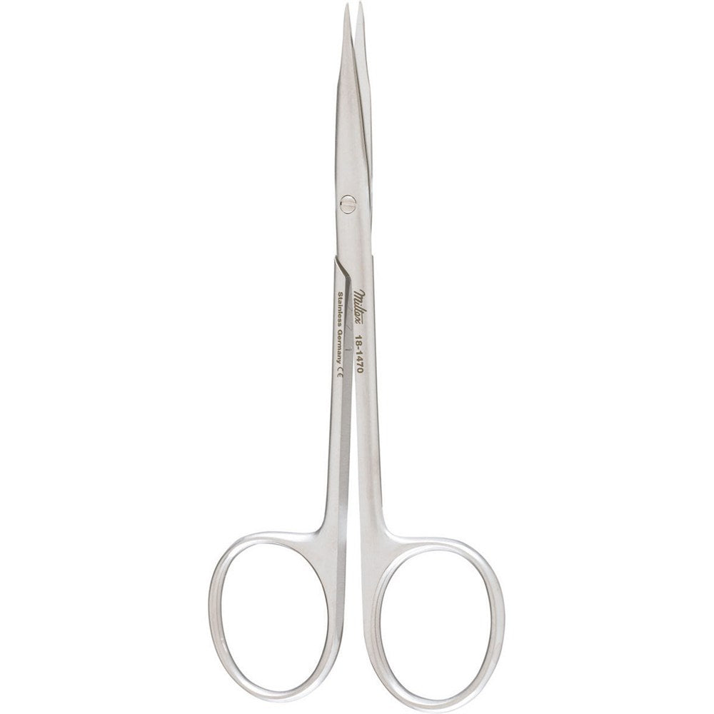 MILTEX STEVENS Tenotomy Scissors, 4-1/2" (115mm), Straight, long Blades, Sharp Points. MPN: 18-1470