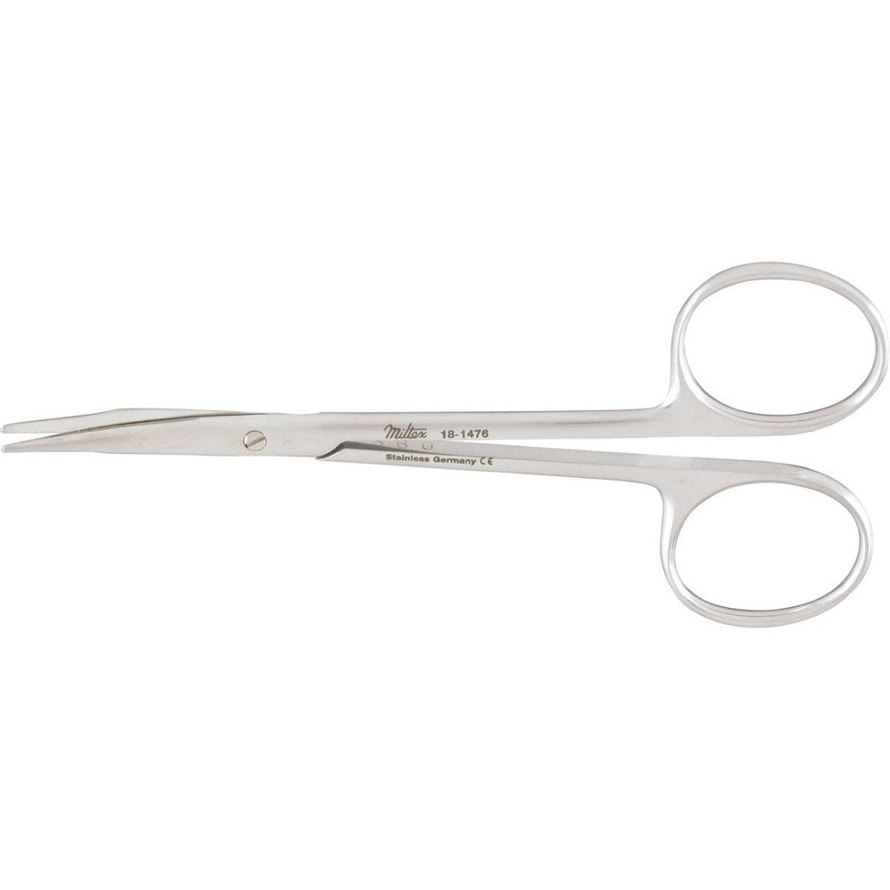 MILTEX STEVENS Tenotomy Scissors, 4-1/2" (115mm), Curved, Long Blades, Blunt Points. MPN: 18-1476
