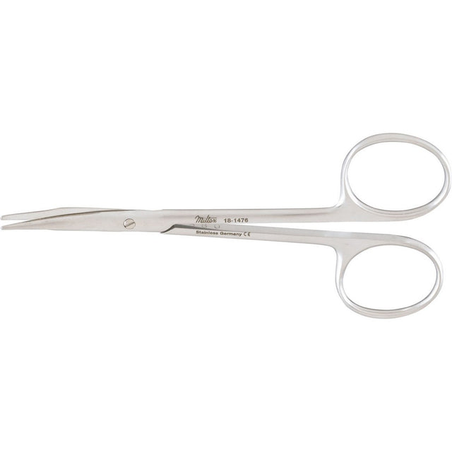 MILTEX STEVENS Tenotomy Scissors, 4-1/2" (115mm), Curved, Long Blades, Blunt Points. MPN: 18-1476