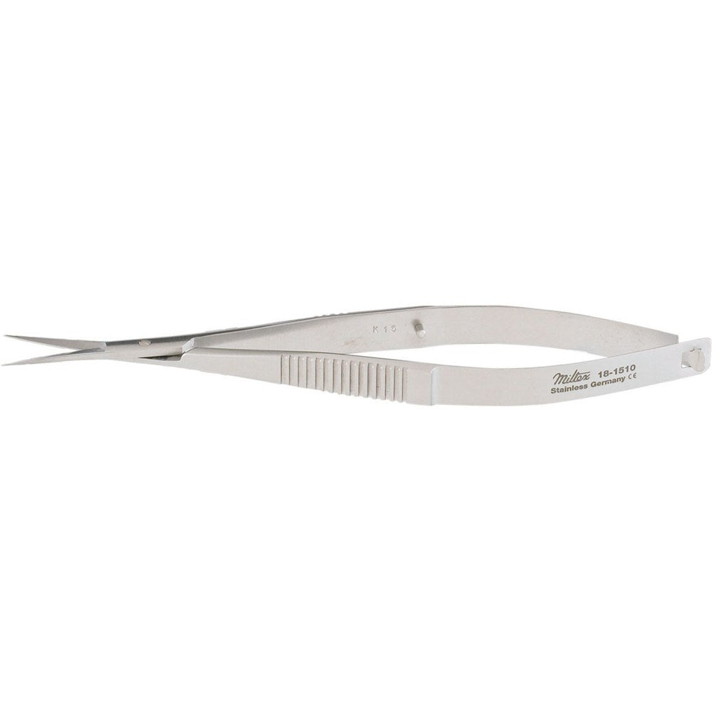 MILTEX NOYES Iris Scissors, 4-1/2" (115mm), Straight, Sharp/Sharp Tips. MPN: 18-1510