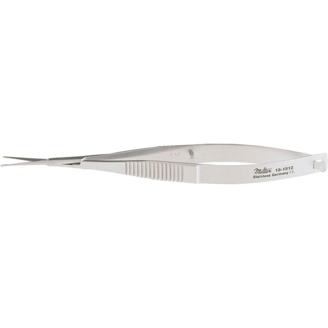 MILTEX NOYES Iris Scissors, 4-1/2" (115mm), Straight, Sharp/Blunt Tips. MPN: 18-1512
