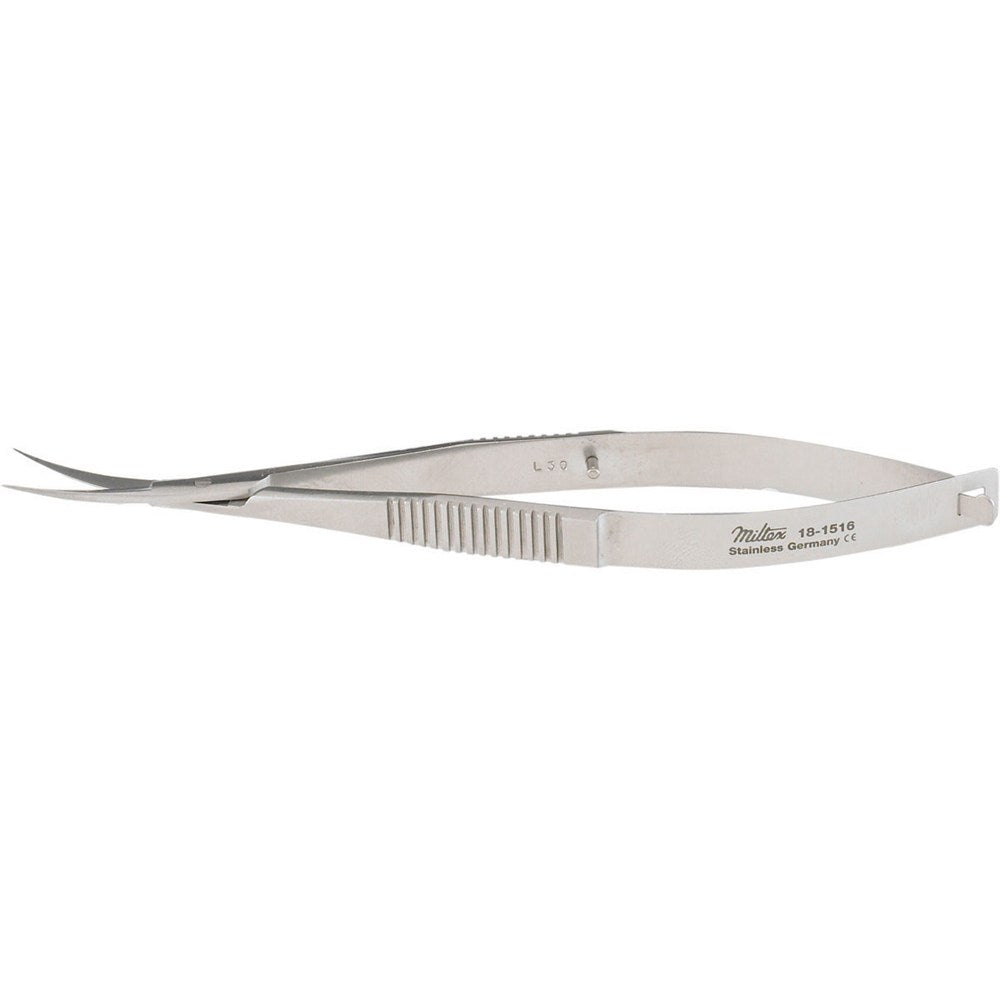 MILTEX NOYES (ROSS) Iris Scissors, 4-1/2" (115mm), Curved, Sharp/Sharp Tips. MPN: 18-1516