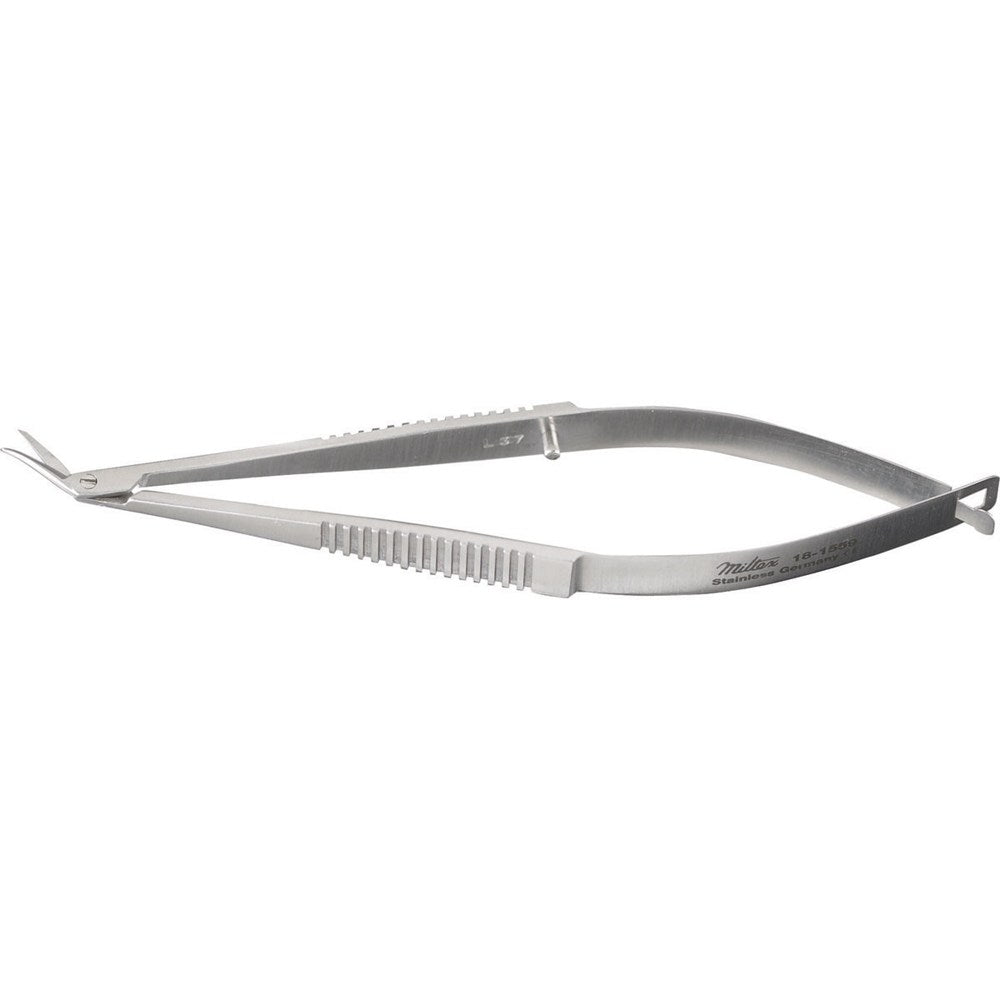MILTEX CASTROVIEJO Corneal Scissors, 3-7/8" (98mm), left, for microsurgery, 7mm blades. MPN: 18-1559