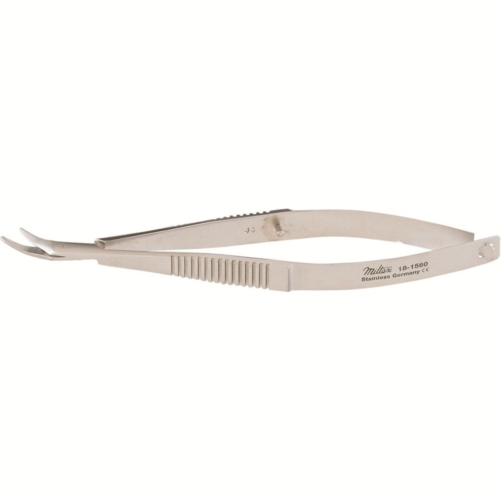 MILTEX CASTROVIEJO Corneal Section Scissors, 4-1/4" (108mm), right, inner blade 1 mm longer, blunt tips. MPN: 18-1560