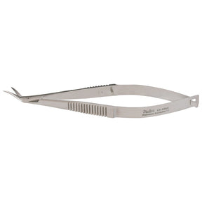 MILTEX CASTROVIEJO Corneal Section Scissors, 4-1/4" (108mm), left, inner blade 1 mm longer, blunt tips. MPN: 18-1562