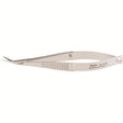 MILTEX CASTROVIEJO Corneal Scissors, 3-3/4" (9.5 cm), angled blades 11 mm, blunt points. MPN: 18-1572