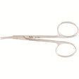 MILTEX AEBLI Corneal Scissors, 4" (10.2 cm), angled on flat, left. MPN: 18-1604