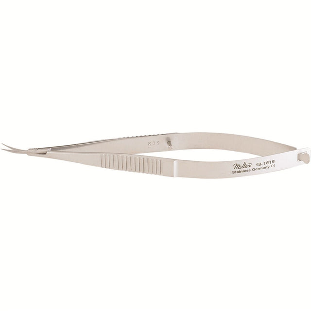 MILTEX Micro Iris Scissors, 4" (10.2 cm), curved, sharp points. MPN: 18-1619