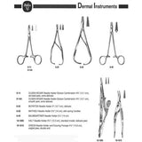 Miltex Kalt Needle Holder, 5⅜" (13.6 cm), Straight, Delicate Jaws, with Lock, Serrated Thumb Plate. MPN: 18-1800 - Image 5