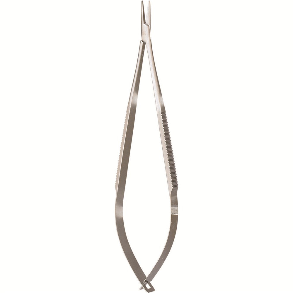 Miltex Castroviejo Needle Holder, 5½" (14 cm), Straight, Smooth Jaws, without Lock. MPN: 18-1820