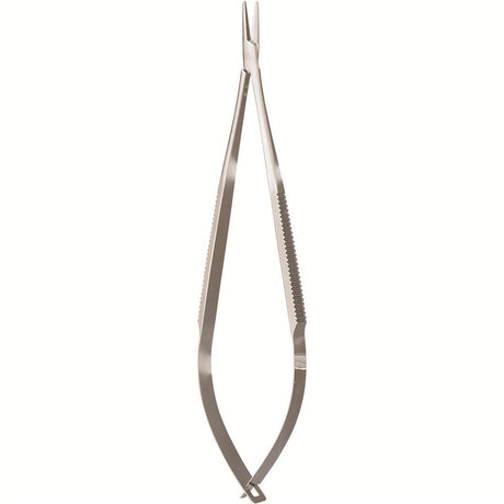 Miltex Castroviejo Needle Holder, 5½" (14 cm), Straight, Smooth Jaws, without Lock. MPN: 18-1820
