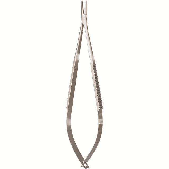 Miltex Castroviejo Needle Holder, 5½" (14 cm), Straight, Smooth Jaws, without Lock. MPN: 18-1820