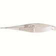 Miltex Castroviejo Needle Holder, 5¾" (14.5 cm), Curved, Extra Delicate Jaws, with Lock. MPN: 18-1833