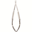 Miltex Barraquer Needle Holder, 5" (12.6 cm), Curved, without Lock, 10 mm Hollow Round Handles. MPN: 18-1838