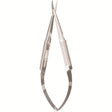 Miltex Barraquer Needle Holder, 5" (12.6 cm), Curved, with Lock, 10 mm Hollow Round Handles. MPN: 18-1839