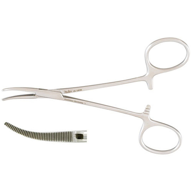 MILTEX HALSTED Mosquito Forceps, curved, 4-3/4" (120mm), non-magnetic. MPN: 18-1936