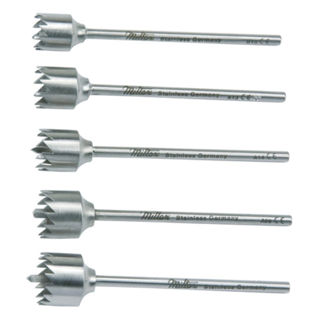 MILTEX ARRUGA Lacrimal Trephine, 2-1/8, without center point, 7mm diameter. MPN: 18-1950-7