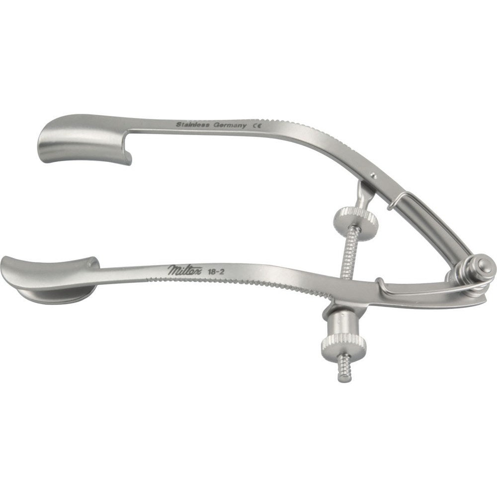 MILTEX LANCASTER Eye Speculum, 3-1/4" (8.3 cm), blades 15 X 5 mm. MPN: 18-2
