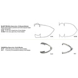 MILTEX SAUER Eye Speculum, Solid Blades, 1" (2.5 cm), for premature infants, 2 mm blades. MPN: 18-3 - Image 2