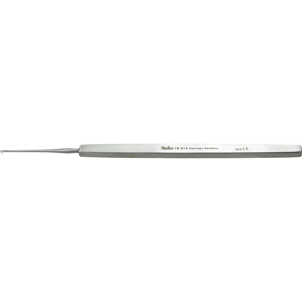 MILTEX VON GRAEFE (BECKER) Cystotome, 4-3/4" (12.1 cm), 1 mm blade, right angle, malleable shaft. MPN: 18-314