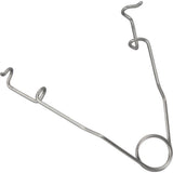 MILTEX Plain Wire Eye Speculum, 2-1/2" (65mm), blades 15 mm wide. MPN: 18-34