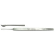 MILTEX BARKAN Goniotomy Knife, 4-5/8" (117mm), 1.2mm X 3.5mm blade. MPN: 18-344