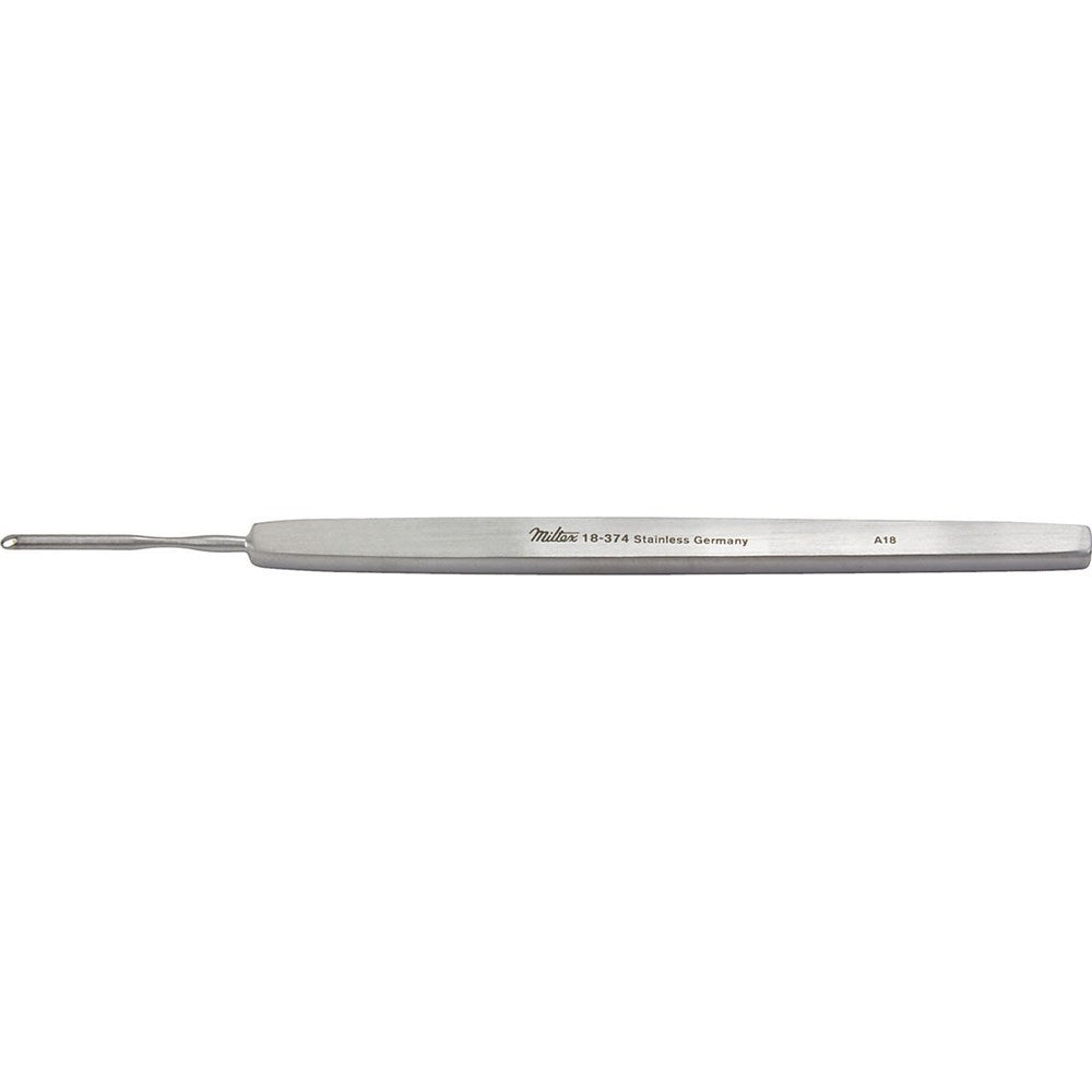 MILTEX DIX Foreign Body Spud, 4-5/8" (118.5mm), 1.6mm blade. MPN: 18-374