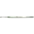MILTEX ELLIS Foreign Body Spud, 4-1/2" (114mm), 1.3mm blade, curved. MPN: 18-380