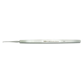 MILTEX ELVIS Foreign Body Spud, 4-3/4" (12.1 cm), oval curette 1 X 3 mm with fine point. MPN: 18-384
