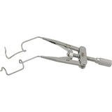 MILTEX LIEBERMAN Eye Speculum, Kratz Style Open Wire Blades with adjustable locking mechanism, 2-3/4" (7 cm), 15 mm blades. MPN: 18-39