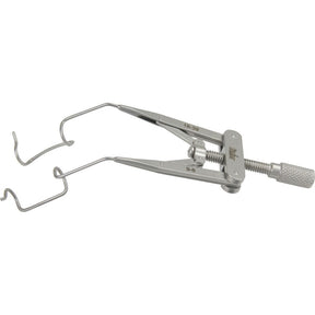 MILTEX LIEBERMAN Eye Speculum, Kratz Style Open Wire Blades with adjustable locking mechanism, 2-3/4" (7 cm), 15 mm blades. MPN: 18-39