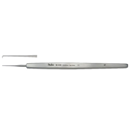 MILTEX NUGENT Hook, 4-3/4" (12.1 cm), right angle, sharp. MPN: 18-428