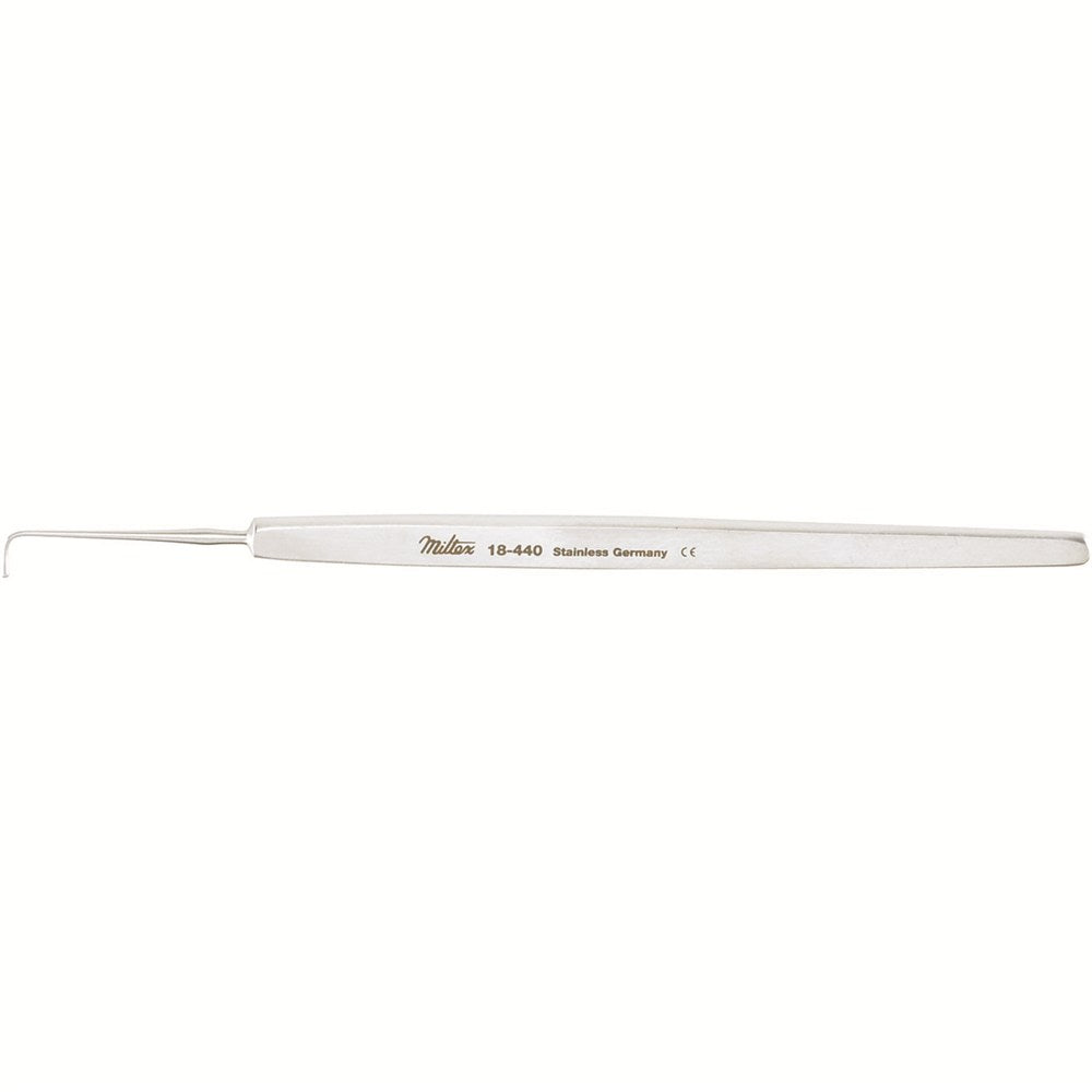 MILTEX STEVENS Tenotomy Hook 4-3/4" (122mm), right angle, 5.5mm deep hook. MPN: 18-440