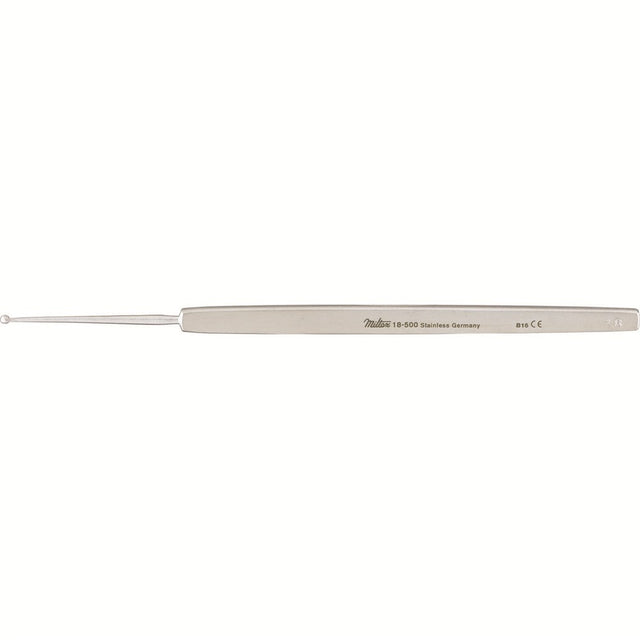 MILTEX MEYHOEFER Chalazion Curette 5" (127mm), Size 1, 1.8mm Diameter. MPN: 18-500