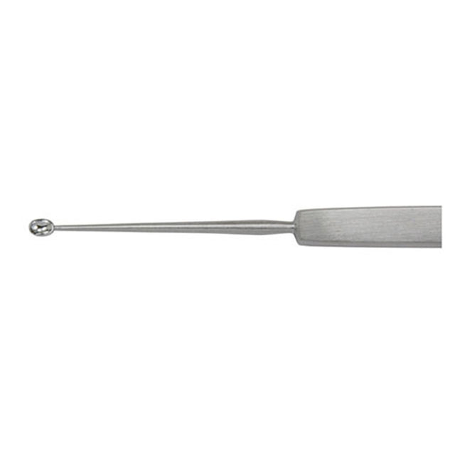 MILTEX HEBRAChalazion Curette 5-1/8" (129mm), Oval Cup, 2.5 X 4.1mm. MPN: 18-514