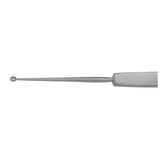 MILTEX SKEELE Chalazion Curette 5" (127.5mm), Round Cup, 2mm Diameter, with Serrated Edge. MPN: 18-522