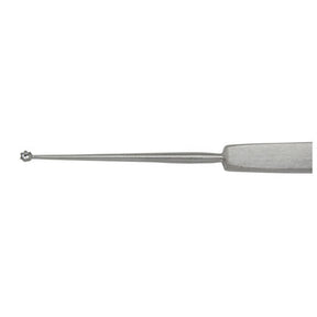 MILTEX SKEELE Chalazion Curette 5" (127.5mm), Round Cup, 2mm Diameter, with Serrated Edge. MPN: 18-522