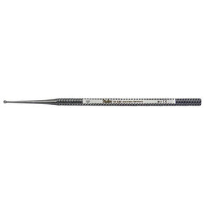 MILTEX HEATH Chalazion Curette 4-1/4" (107mm), size 0, one sharp & one blunt edge, 0.6mm diameter. MPN: 18-530