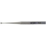 MILTEX HEATH Chalazion Curette 4-1/4" (107mm), size 1, one sharp & one blunt edge, 1mm diameter. MPN: 18-532